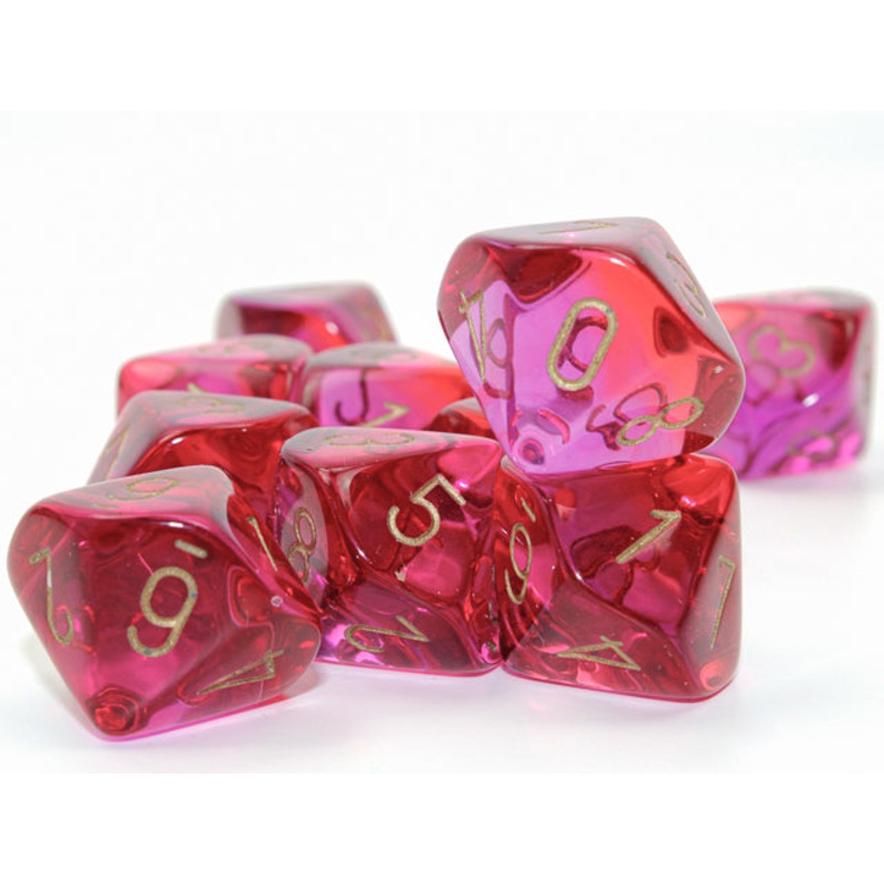 26267 D10 Gemini Trans Red-Vio