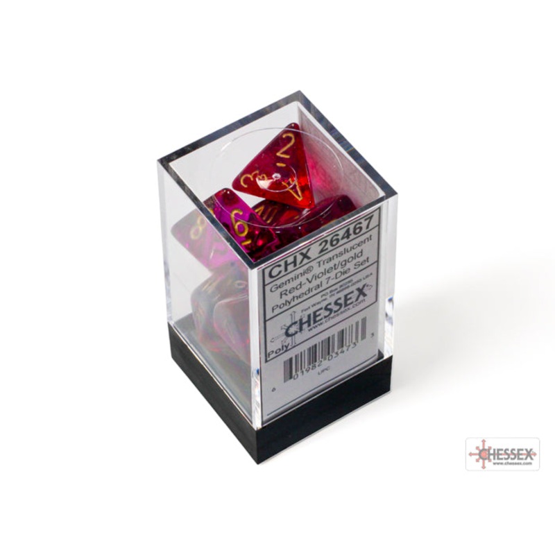 26467 Poly Gemini Translucent Red-Violet/Gold