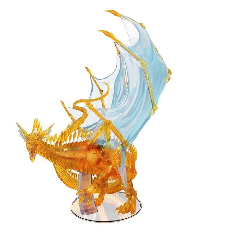 Adult Topaz Dragon Premium Painted Figure