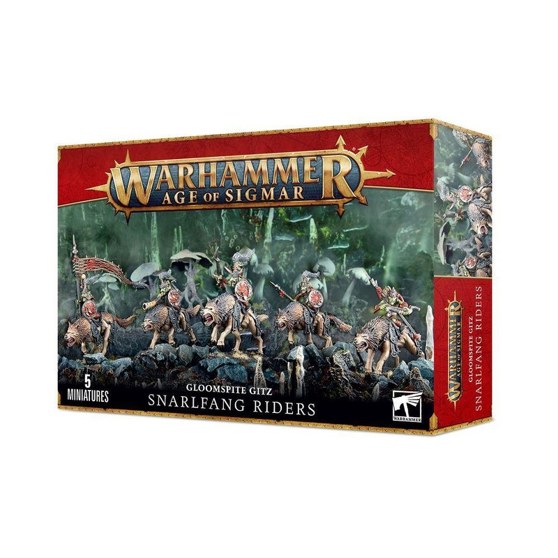 Age of Sigmar Gloomspite Gitz: Snarlfang Riders