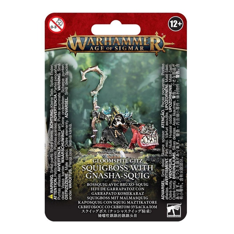 Age of Sigmar Gloomspite Gitz: Squigboss with Gnasha-Squig