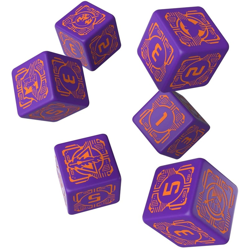 Battletech D6 Dice Set - House Marik (6)
