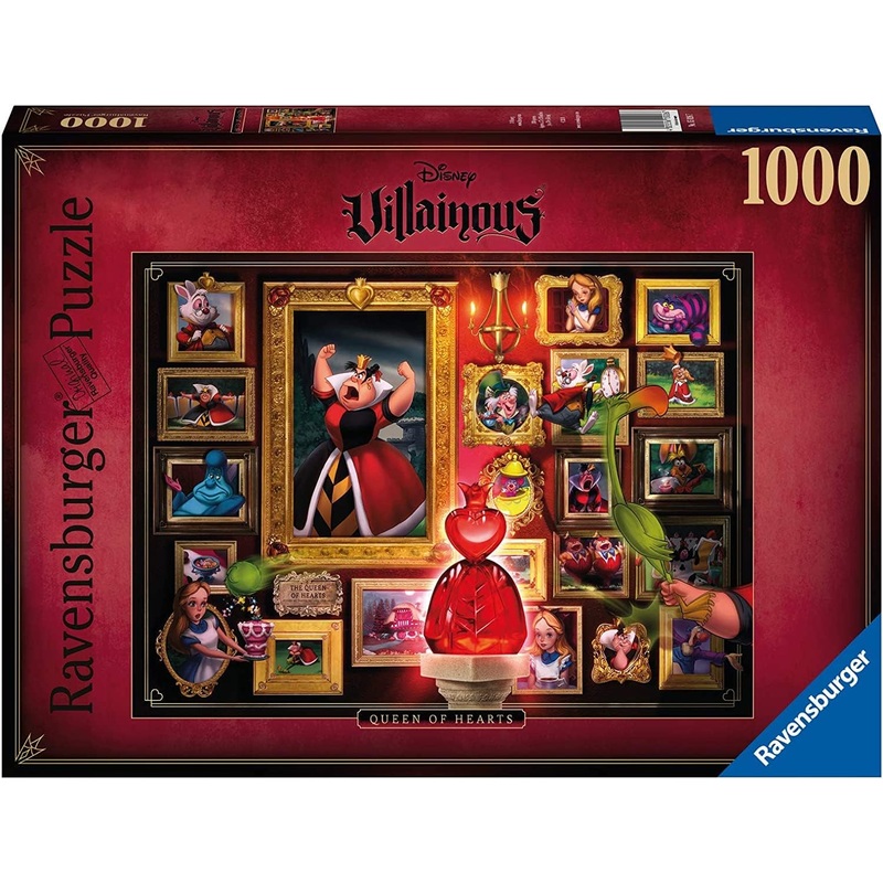 (BSG Certified USED) Disney Villainous Puzzles - Queen of Hearts (1000pc)