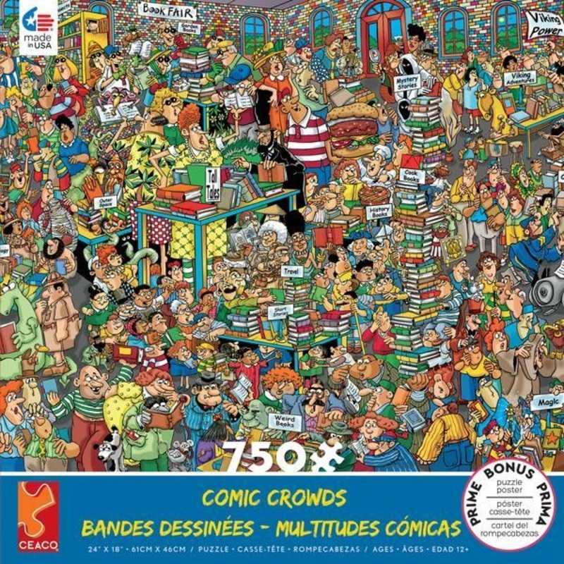 Comic Crowds Book Fair 750pc