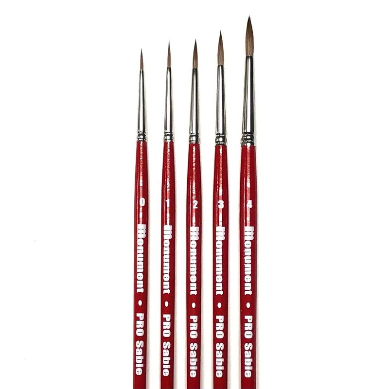 Monument Hobbies PRO Sable Brush Set