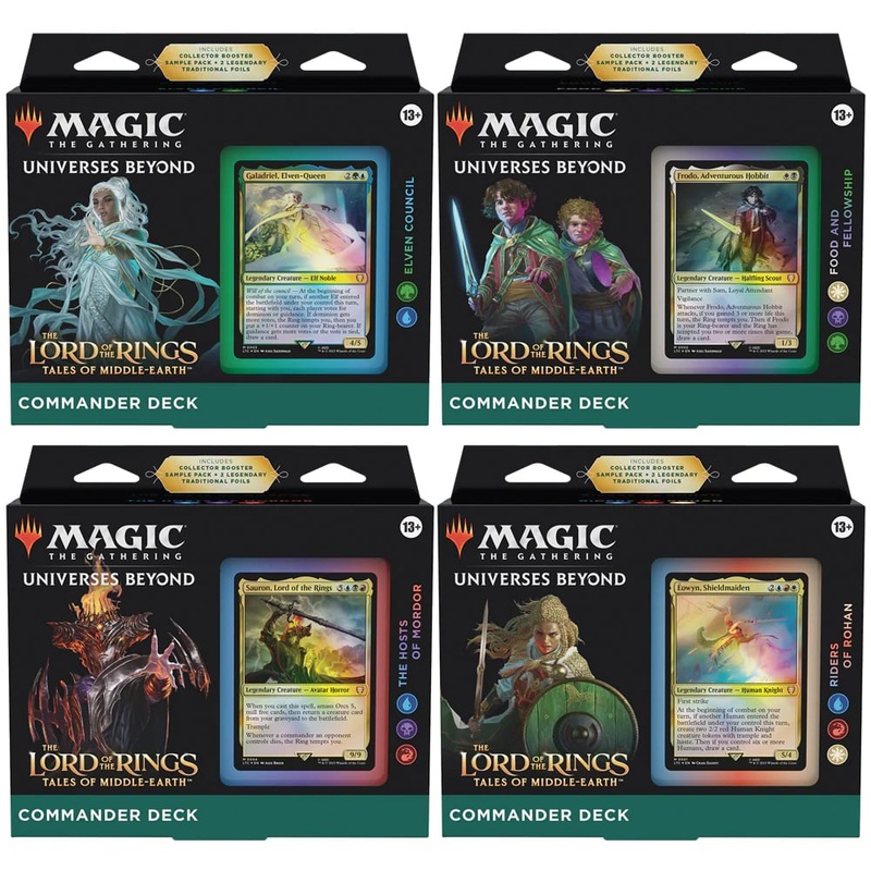 MTG [LTC] The Lord of the Rings: Tales of Middle-Earth Commander: all 4 Decks
