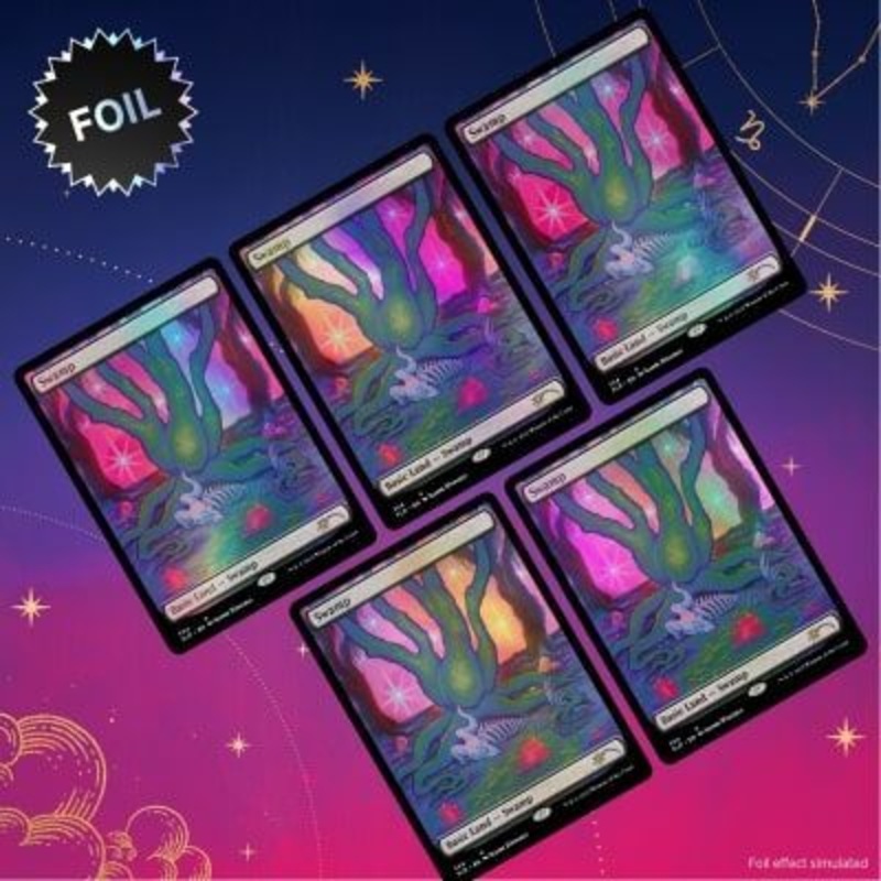 MTG: Secret Lair Capricorn Swamps Foil