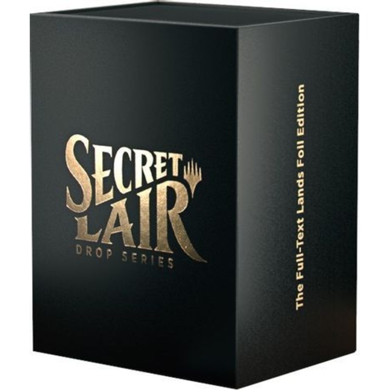 MTG: Secret Lair Drop Full Text Lands Foil