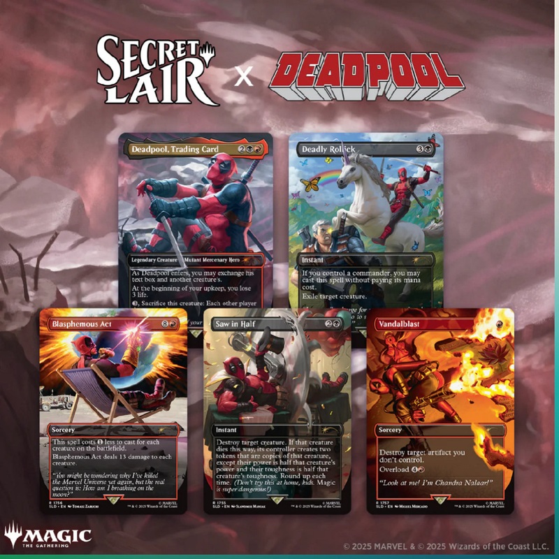 MTG Secret Lair x Marvel: Deadpool