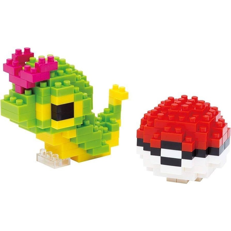 Nanoblock Caterpie & Poke Ball