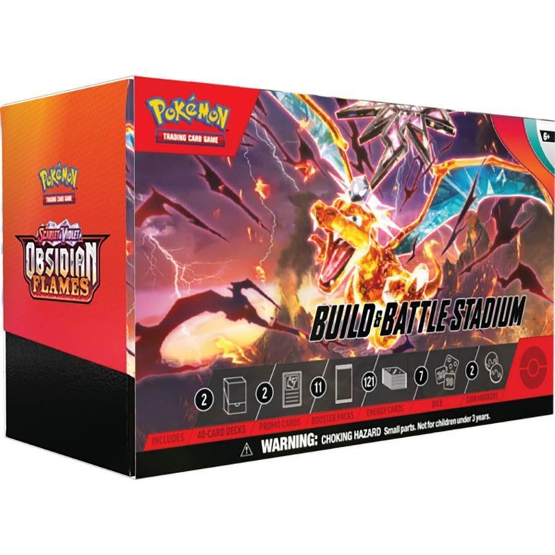 Pokemon TCG: Scarlet & Violet Obsidian Flames Build & Battle Stadium