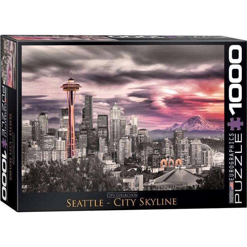Seattle City Skyline 1000pc Puzzle