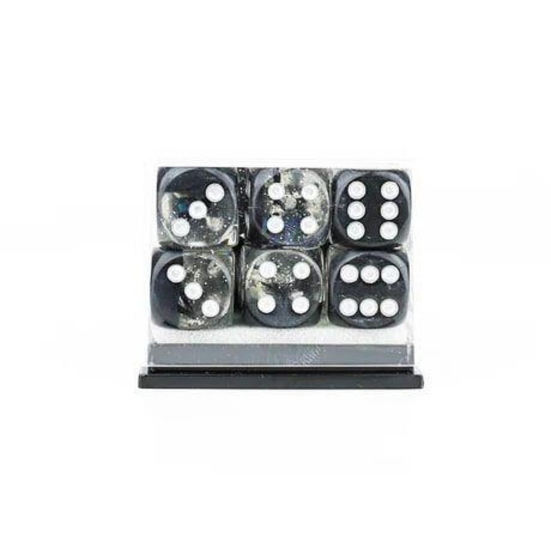 Sirius Dice 18ct 12mm d6 Dice Set Clubs