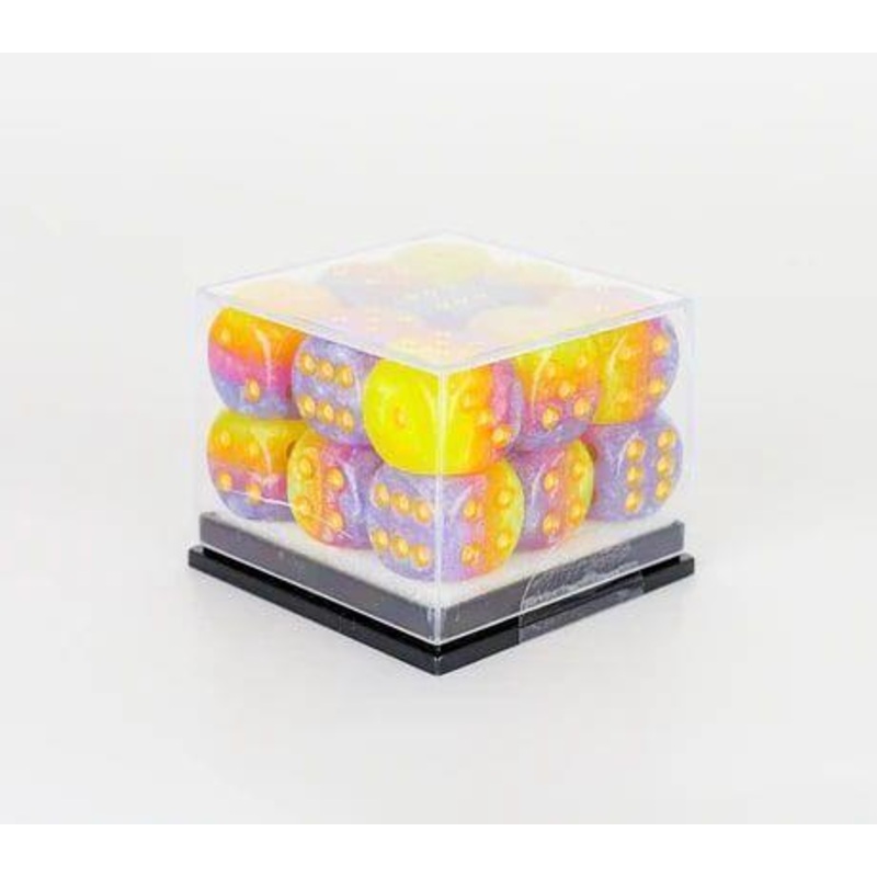 Sirius Dice 18ct 12mm d6 Dice Set Northern Lights