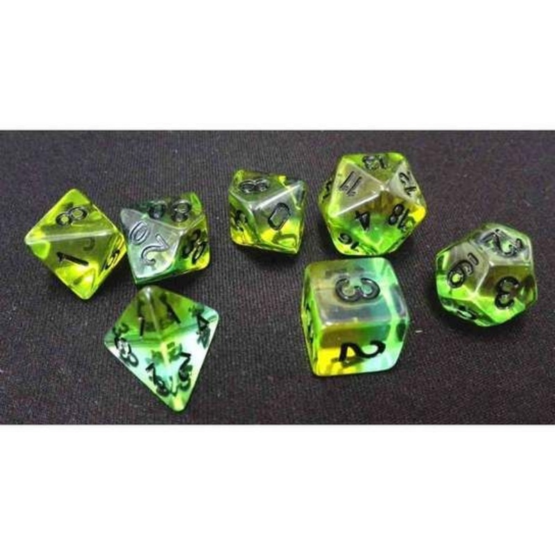 Sirius Dice 7ct Polyhedral Dice Set Mojito