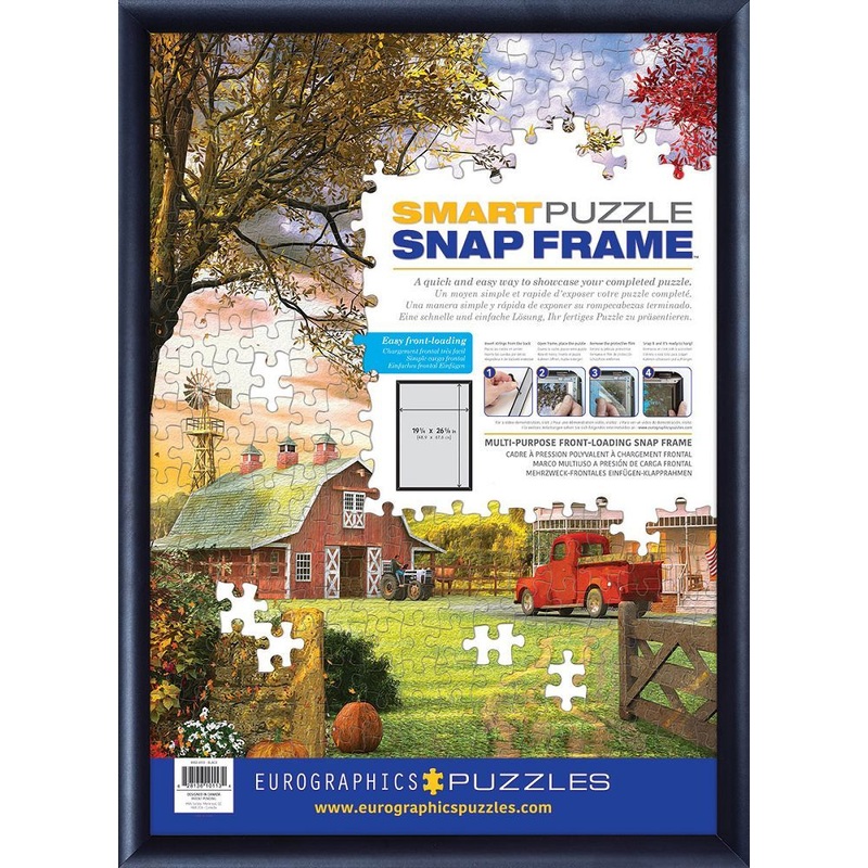 Smart Puzzle Snap Frame - Black