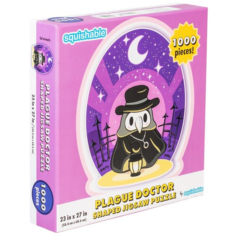 Squishables Plague Doctor 1000pc Shaped Jigzaw Puzzle