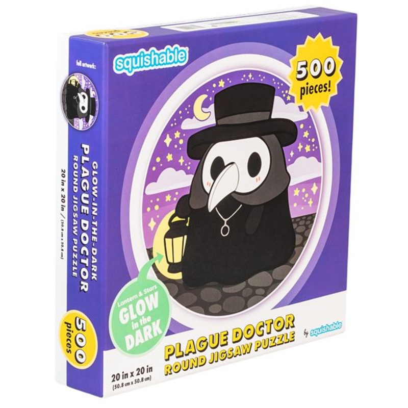 Squishables Plague Doctor 500pc Round Jigsaw Puzzle