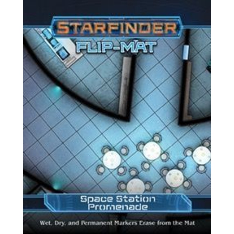 Starfinder Flip Mat Space Station Promenade