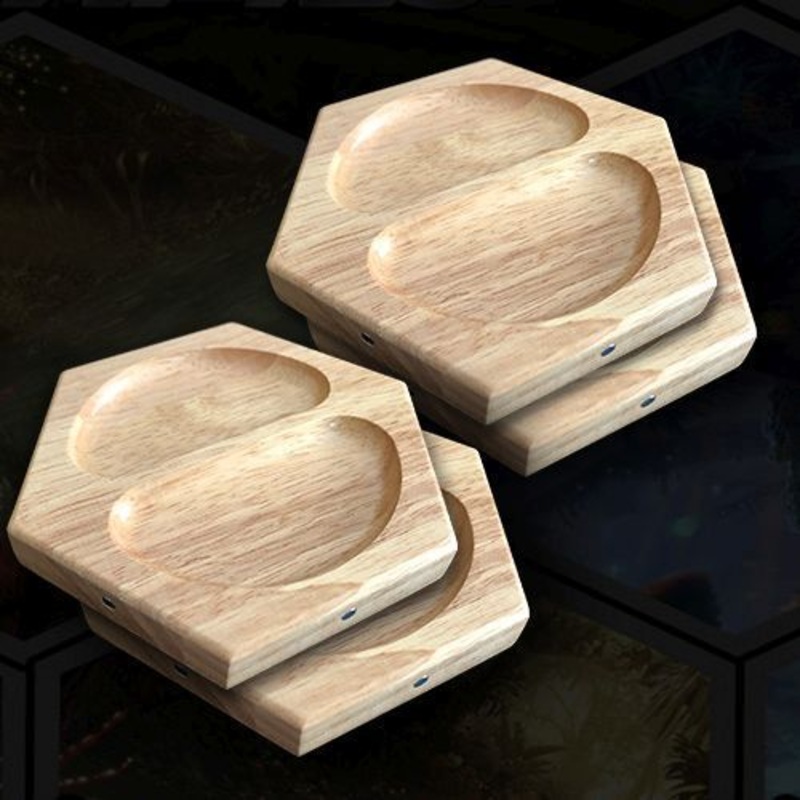 Tabletop Tiles Component Organizers: Duo Compartment 4-Pack