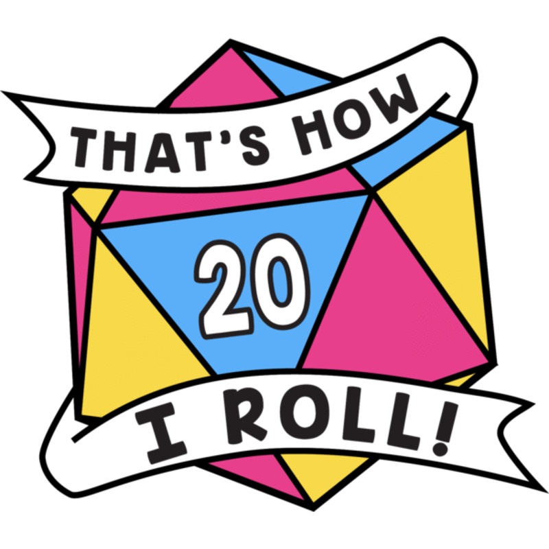That's How I Roll Pride Pin: Pansexual