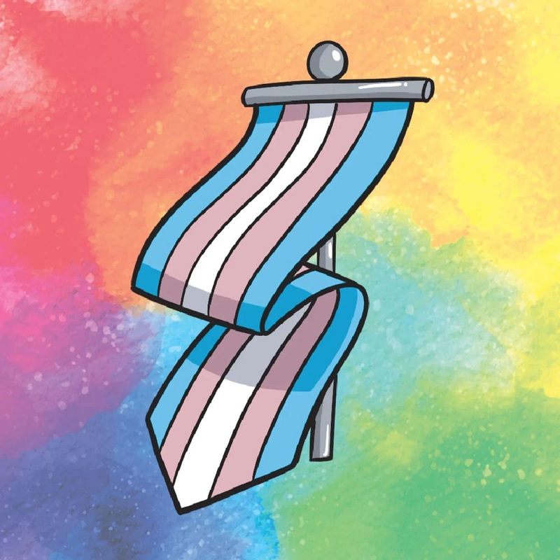 Transgender Pride Flag Sticker