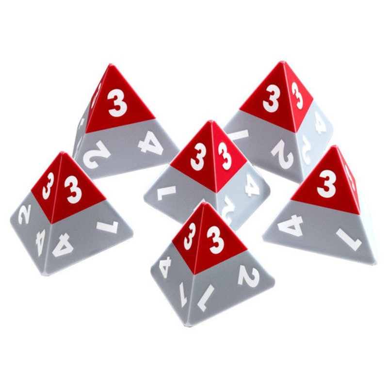 Triangle Agency 6d4 Dice Set