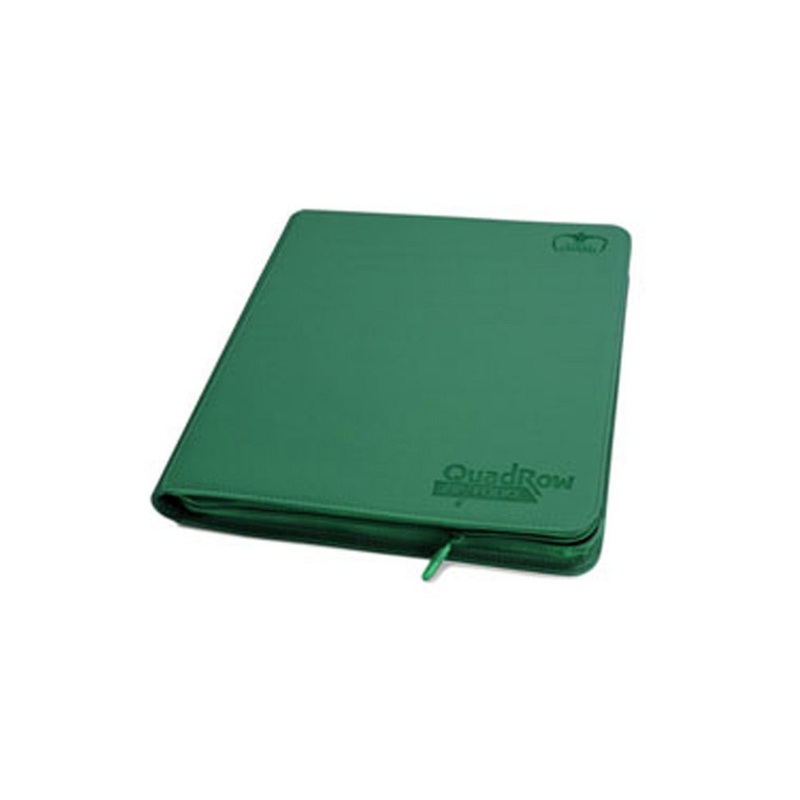 Ultimate Guard 12pkt QuadRow Zipfolio Binder Green (10469)