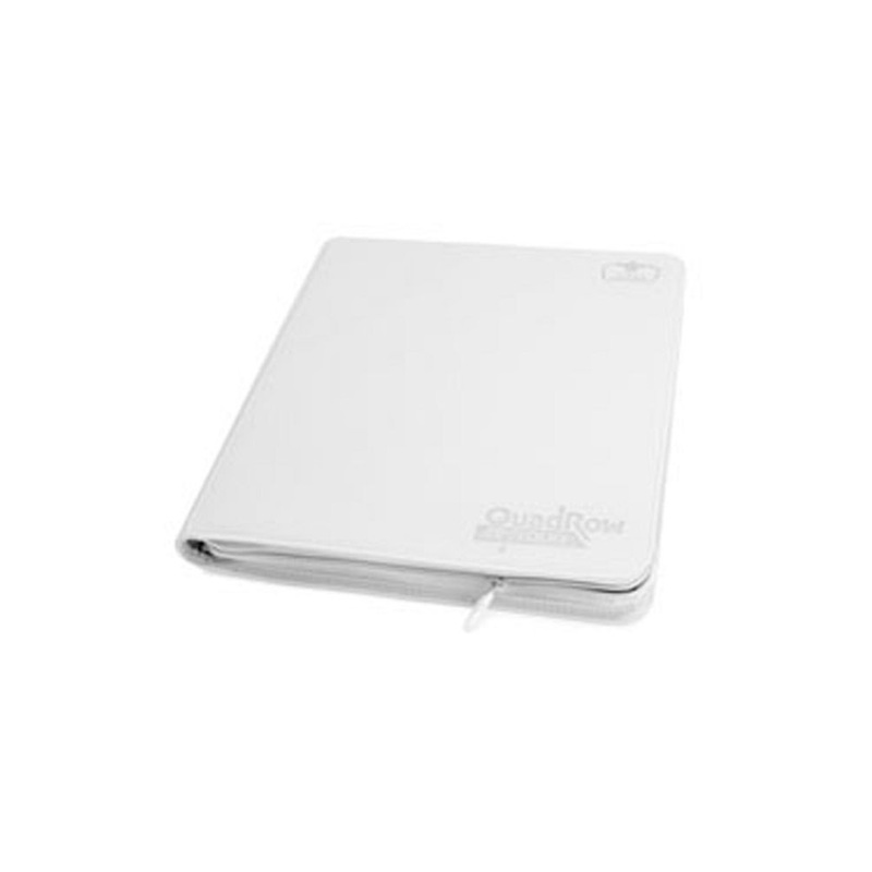 Ultimate Guard 12pkt QuadRow Zipfolio Binder White (10470)