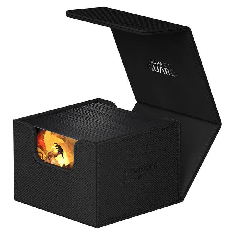 Ultimate Guard Sidewinder Deck Box: Monocolor Black 133+