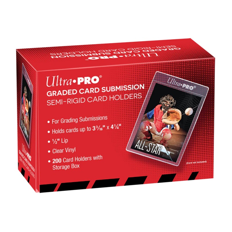 Ultra Pro 1/2" Lip Semi-Rigid Tall Card Holders 200ct