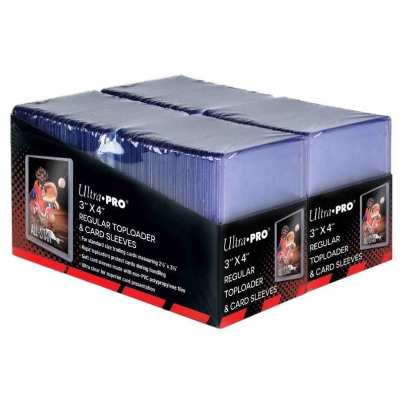Ultra Pro 200ct Regular Toploaders and 200ct Clear Sleeves (83665)