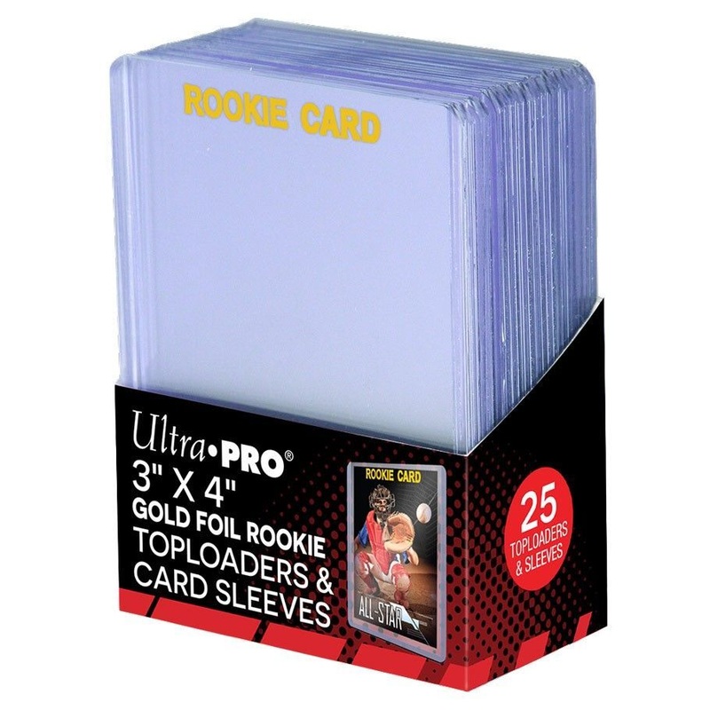 Ultra Pro 25ct Gold Foil Rookie Toploader and Sleeve Combo (15282)