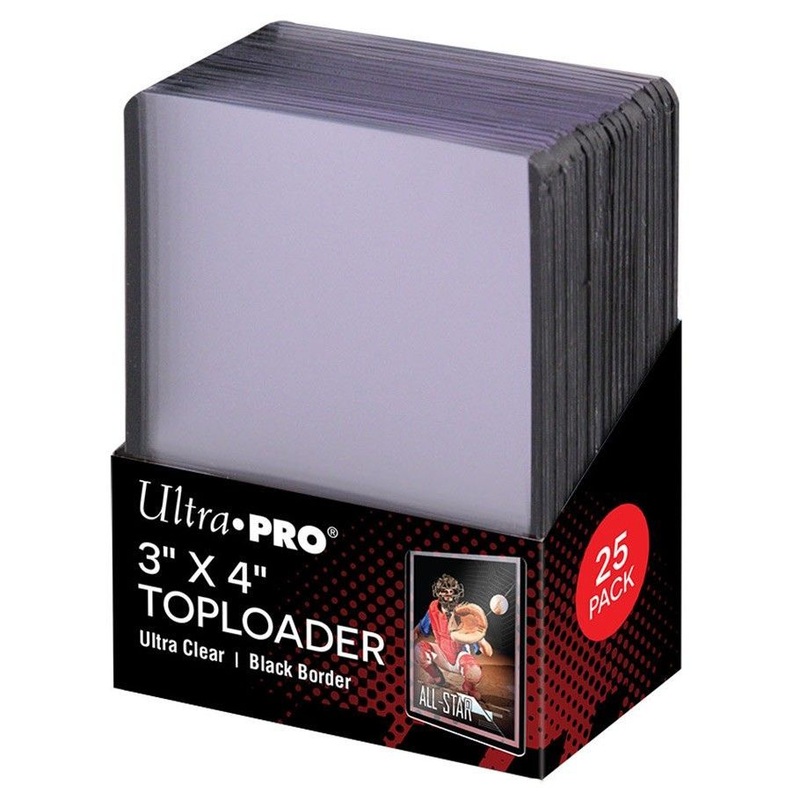 Ultra Pro 3" x 4" Black Border Top Loaders (81158)