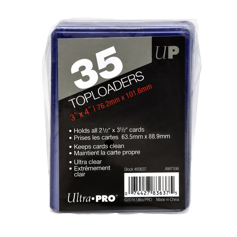 Ultra Pro 3" x 4" Top Loaders 35ct