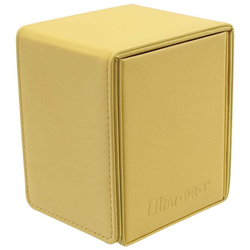 Ultra Pro Alcove Flip Deck Box Yellow