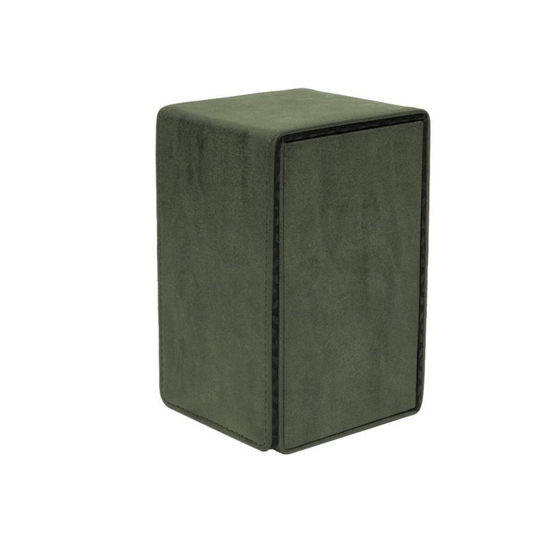 Ultra Pro Alcove Tower Deck Box Suede Collection Emerald (15491)