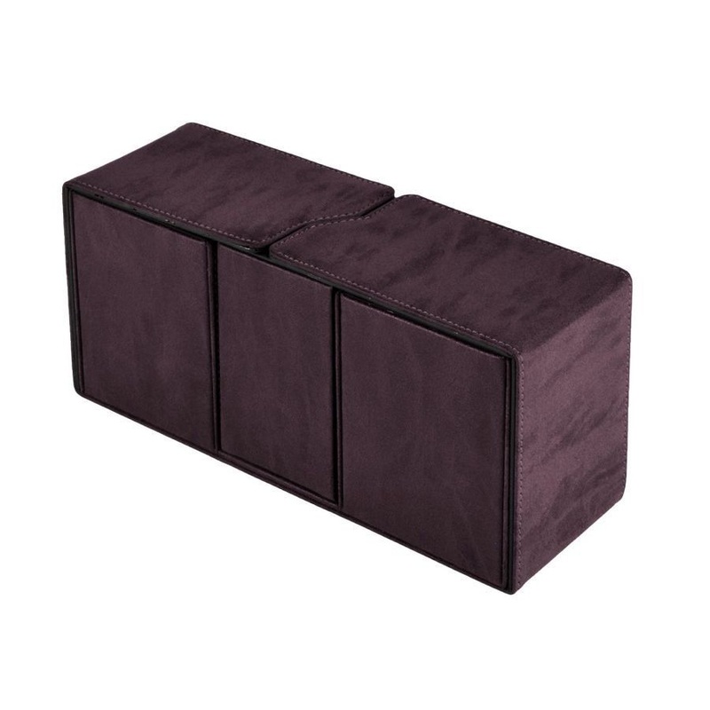Ultra Pro Alcove Vault Deck Box Suede Collection Amethyst (15483)