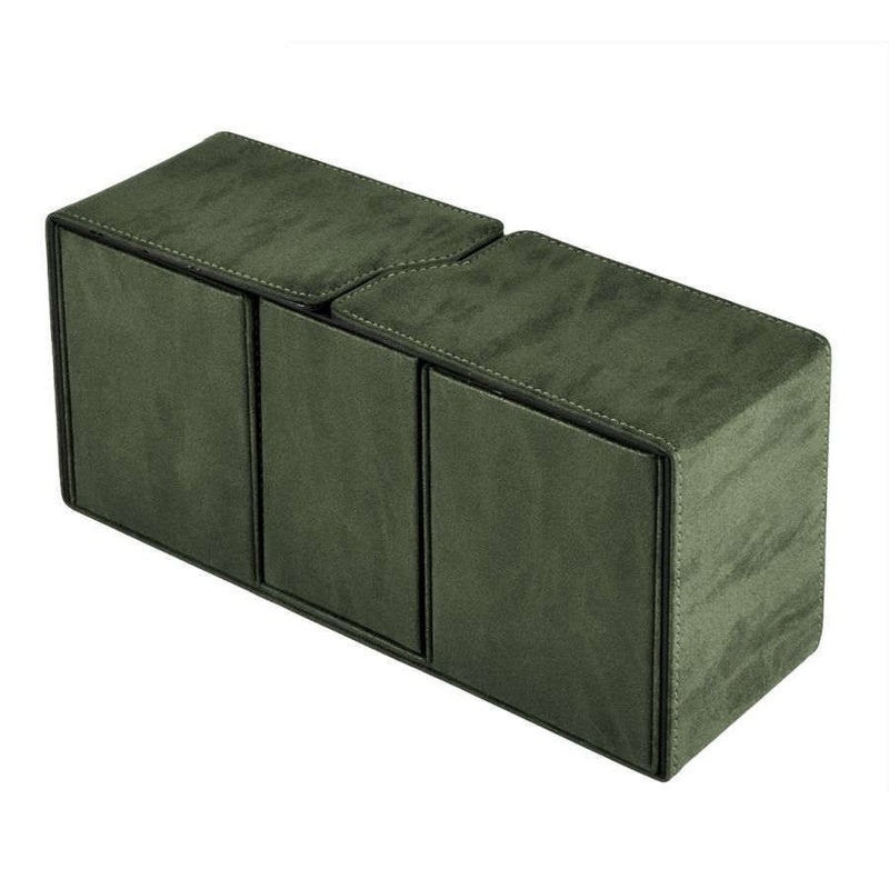 Ultra Pro Alcove Vault Deck Box Suede Collection Emerald (15490)