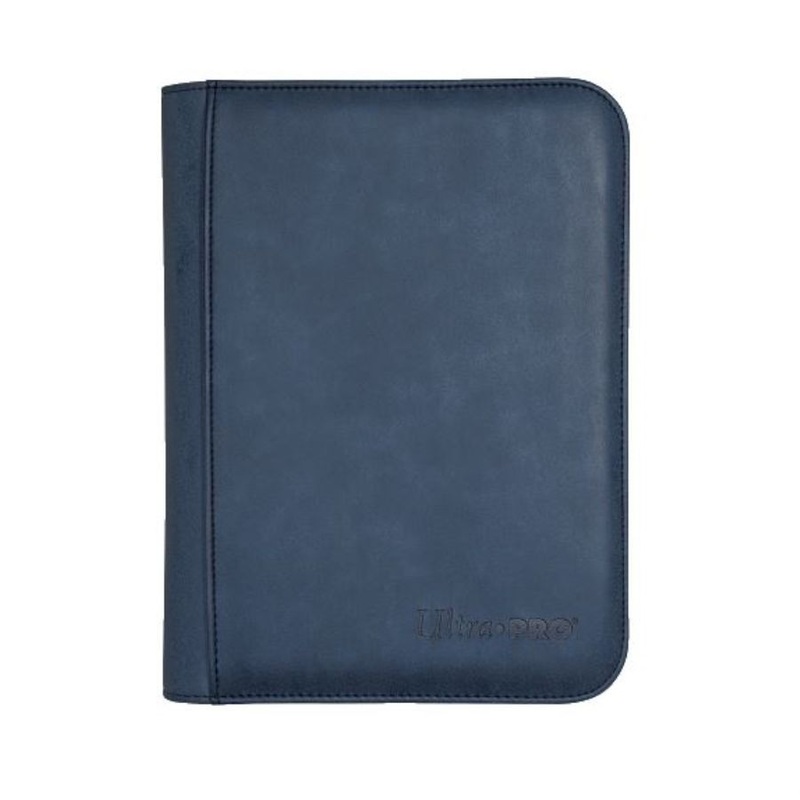 Ultra Pro Binder Zippered 4 Pocket PRO Premium Suede Sapphire (15426)