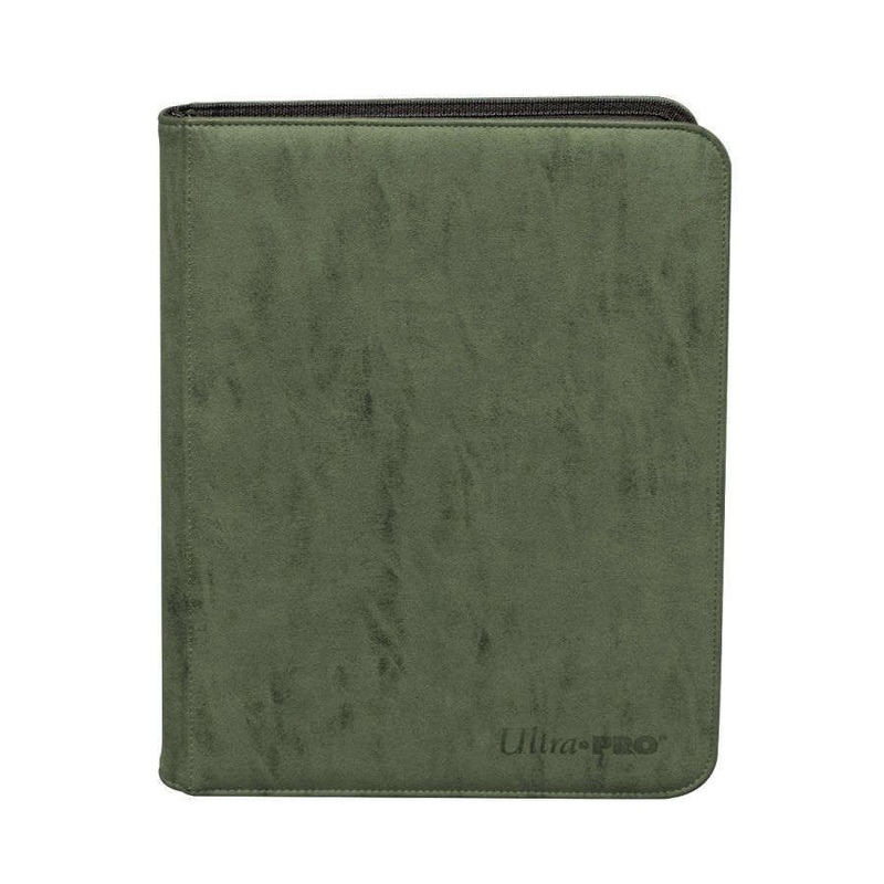 Ultra Pro Binder Zippered 9pkt PRO Premium Suede Emerald (15488)