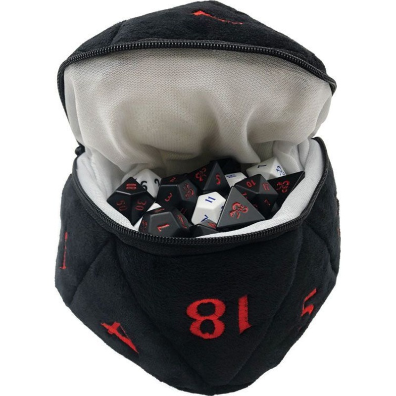 Ultra Pro Black/Red D20 Dice Bag (18786)