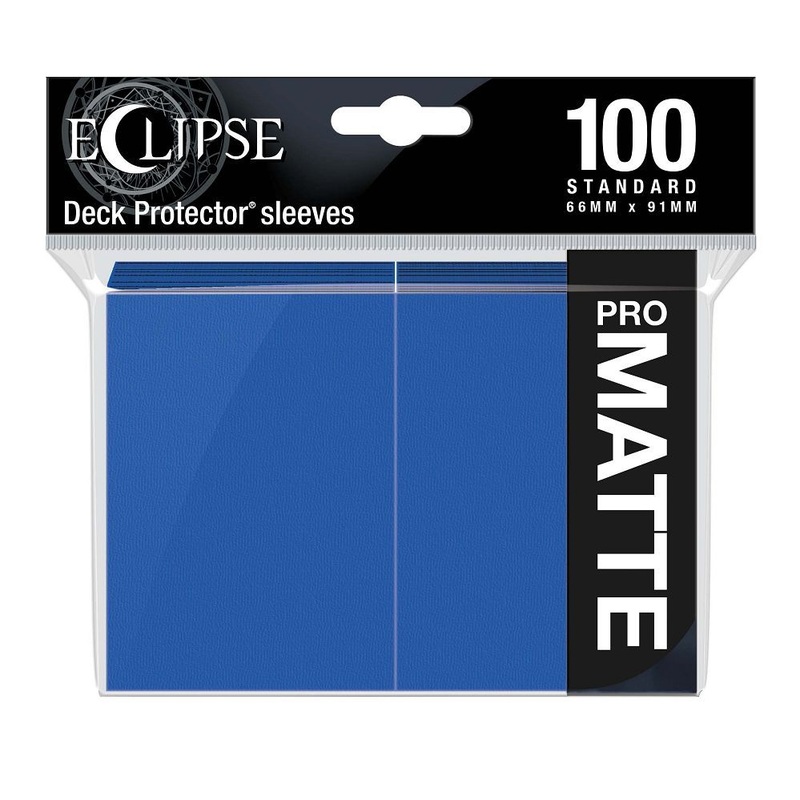 Ultra Pro Eclipse 100ct Standard Size Card Sleeves Matte Blue (15614)
