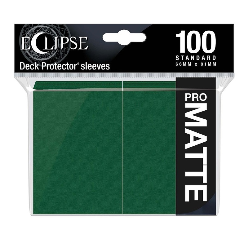 Ultra Pro Eclipse 100ct Standard Size Card Sleeves Matte Green (15617)