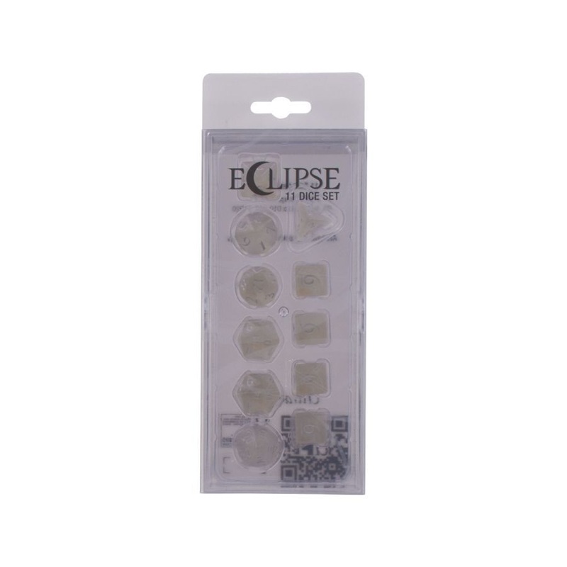 Ultra Pro Eclipse 11ct Dice Set Arctic White (15560)