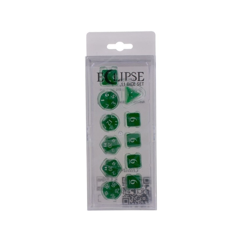 Ultra Pro Eclipse 11ct Dice Set Forest Green (15565)