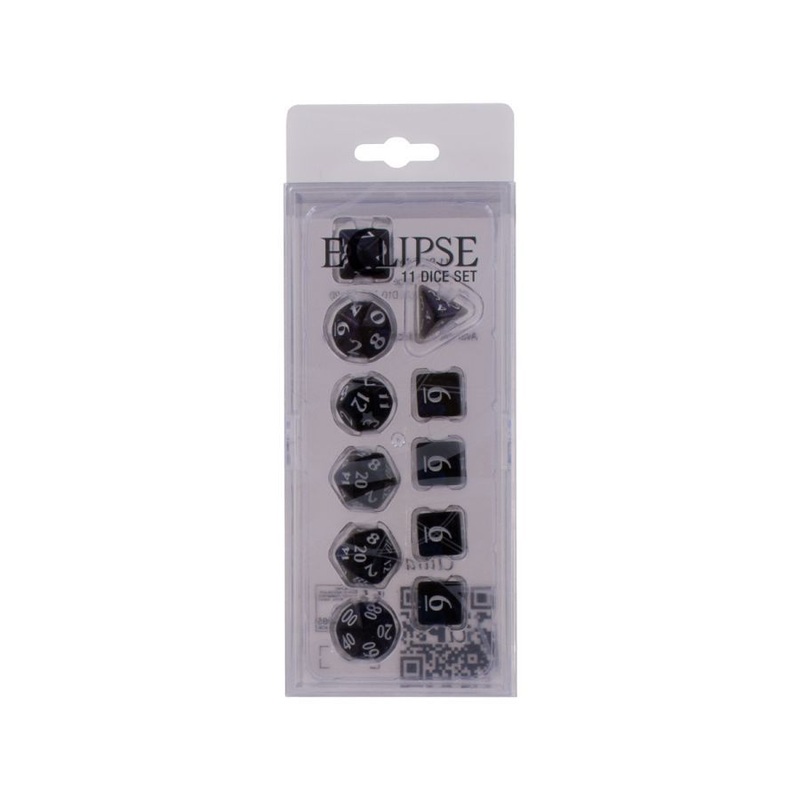 Ultra Pro Eclipse 11ct Dice Set Jet Black (15561)