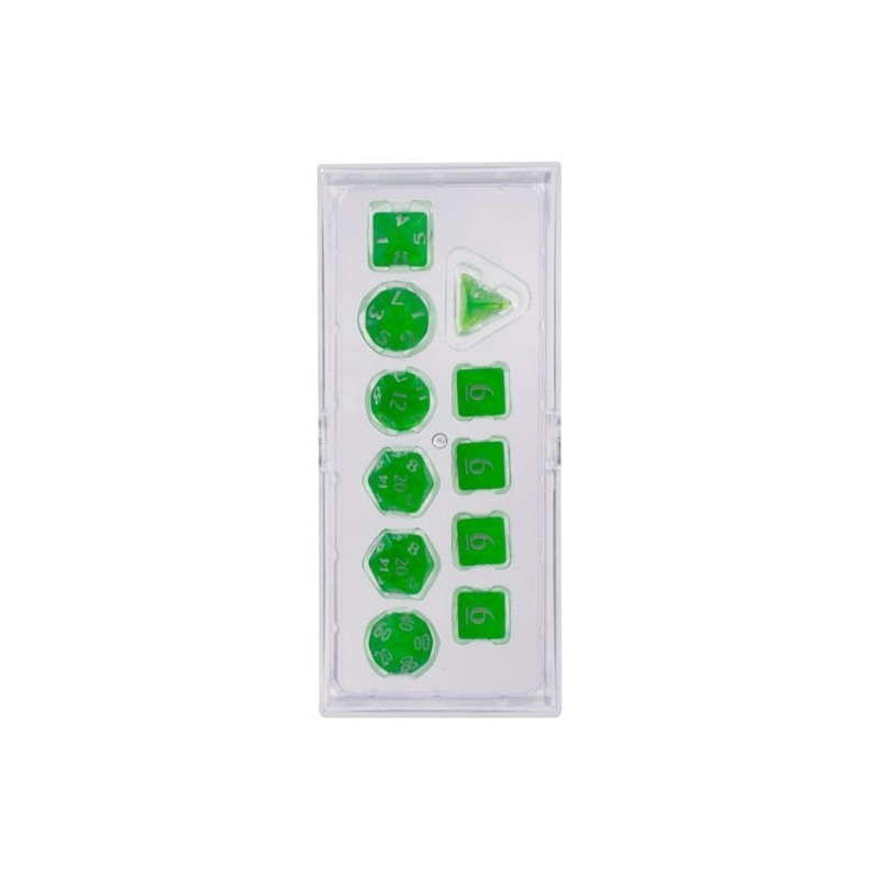 Ultra Pro Eclipse 11ct Dice Set Lime Green (15566)