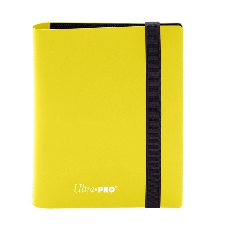 Ultra Pro Eclipse 2-Pocket PRO Binder Lemon Yellow (15371)