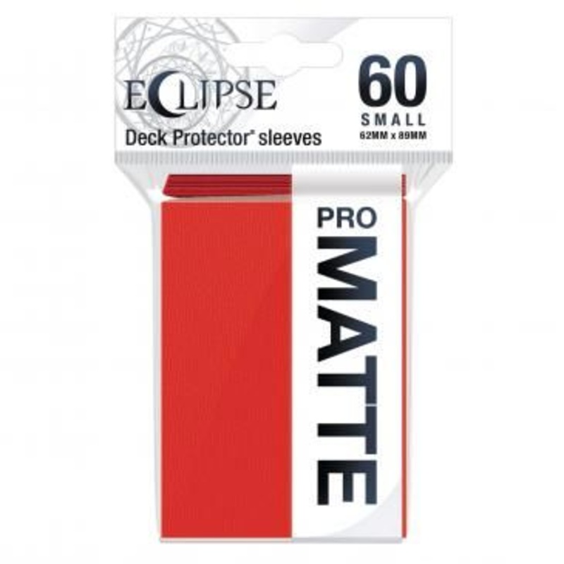 Ultra Pro Eclipse 60ct Small Size Card Sleeves Matte Red (15640)